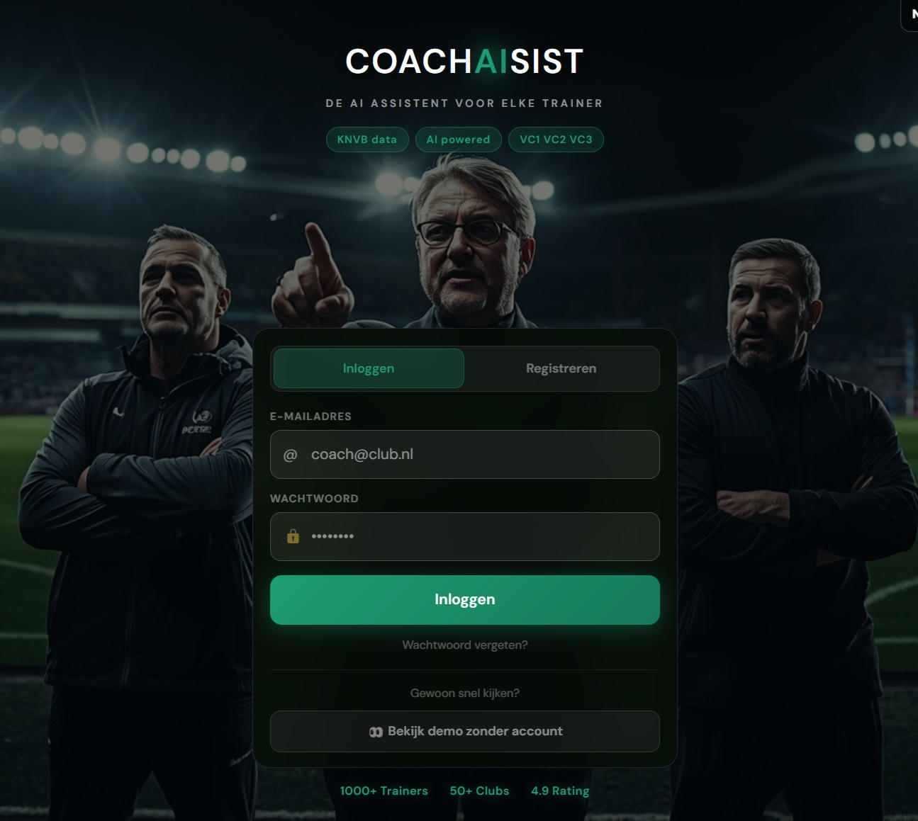CoachAIsist app screenshot